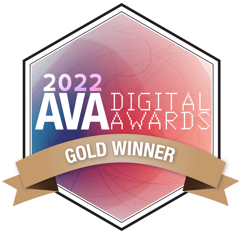 Gold AVA Digital Award 2022